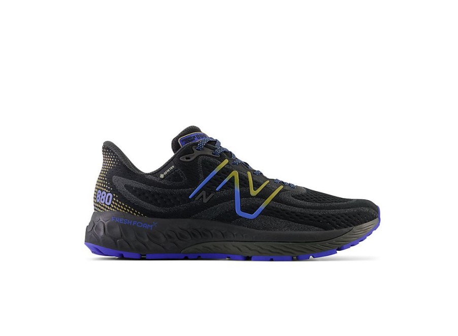 Men New Balance Running | Fresh Foam X 880V13 Gore-Tex® Black With Marine Blue