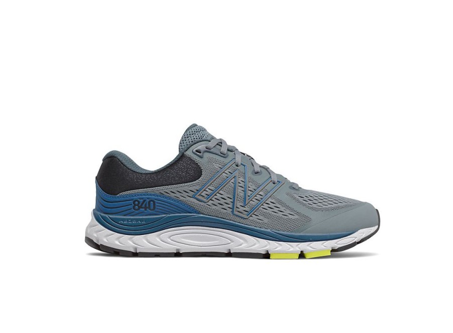 Men New Balance Running | 840V5 Ocean Grey With Oxygen Blue