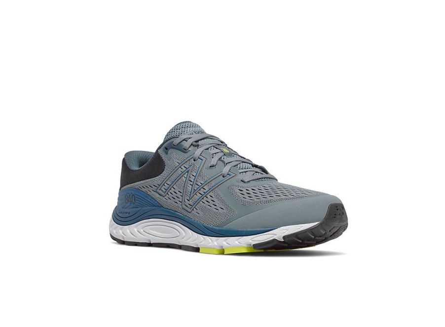 Men New Balance Running | 840V5 Ocean Grey With Oxygen Blue