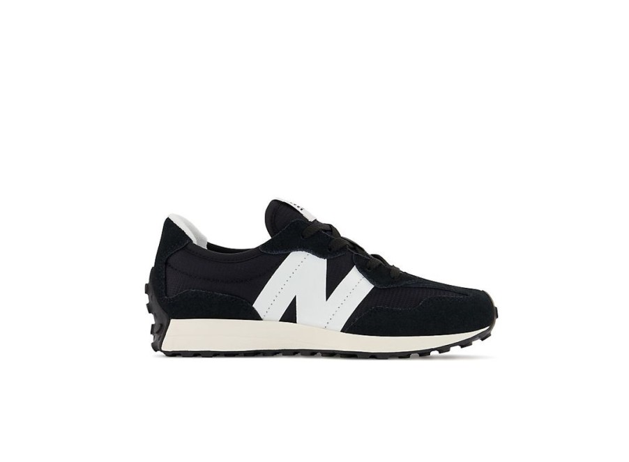 Kid New Balance Little Kids | 327 Black With White