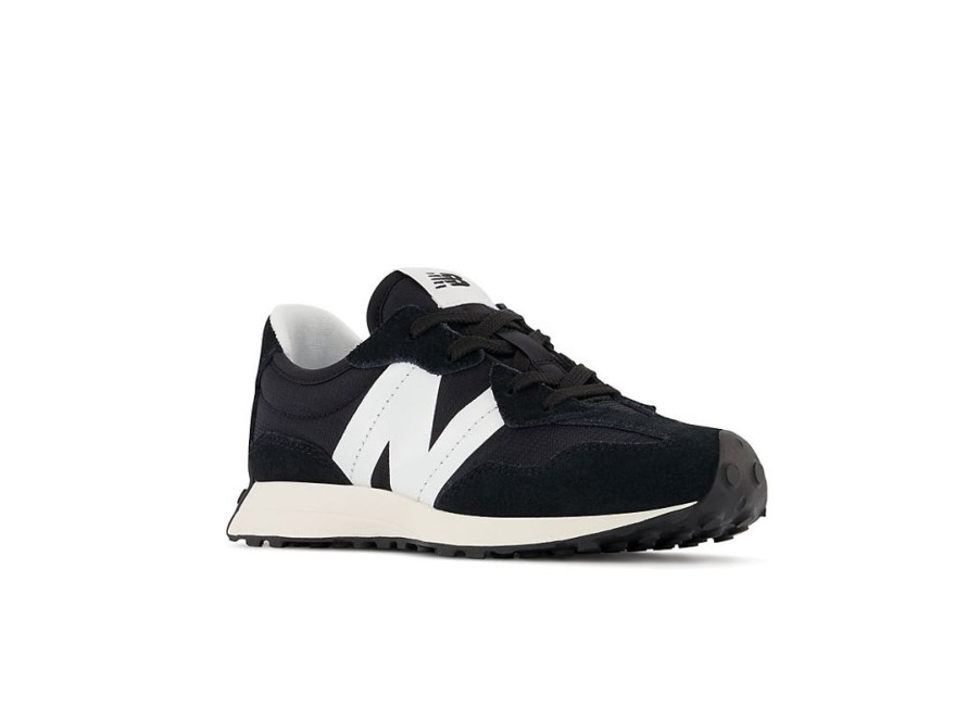 Kid New Balance Little Kids | 327 Black With White