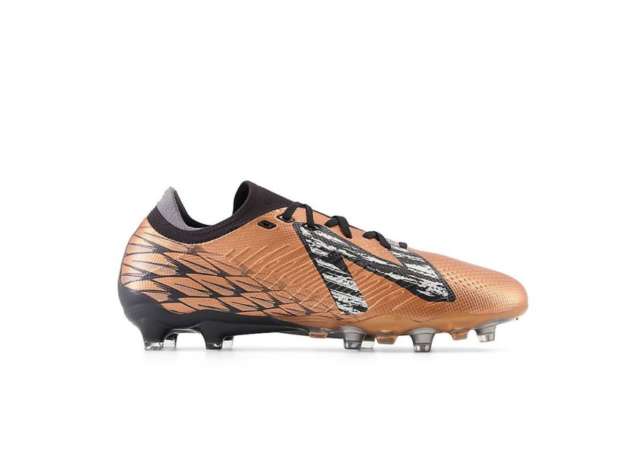 Men New Balance Soccer | Tekela V4 Pro Low Fg Copper With Black And Silver