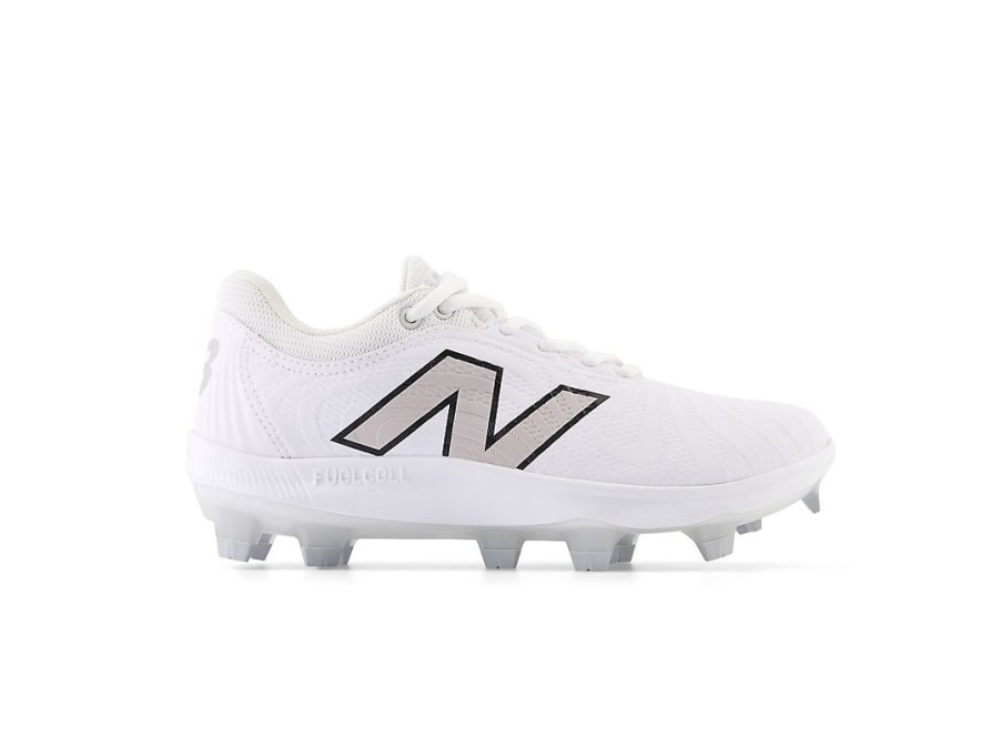 Women New Balance Softball | Fuelcell Fuse V4 Molded Optic White With Raincloud