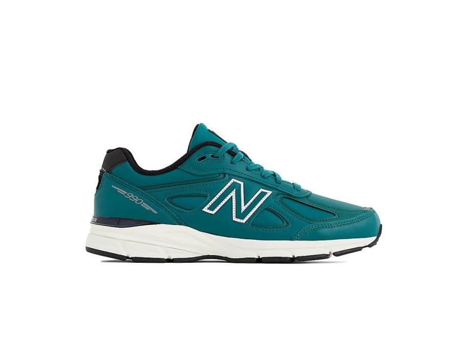 Men New Balance Lifestyle | Made In Usa 990V4 Teal With White