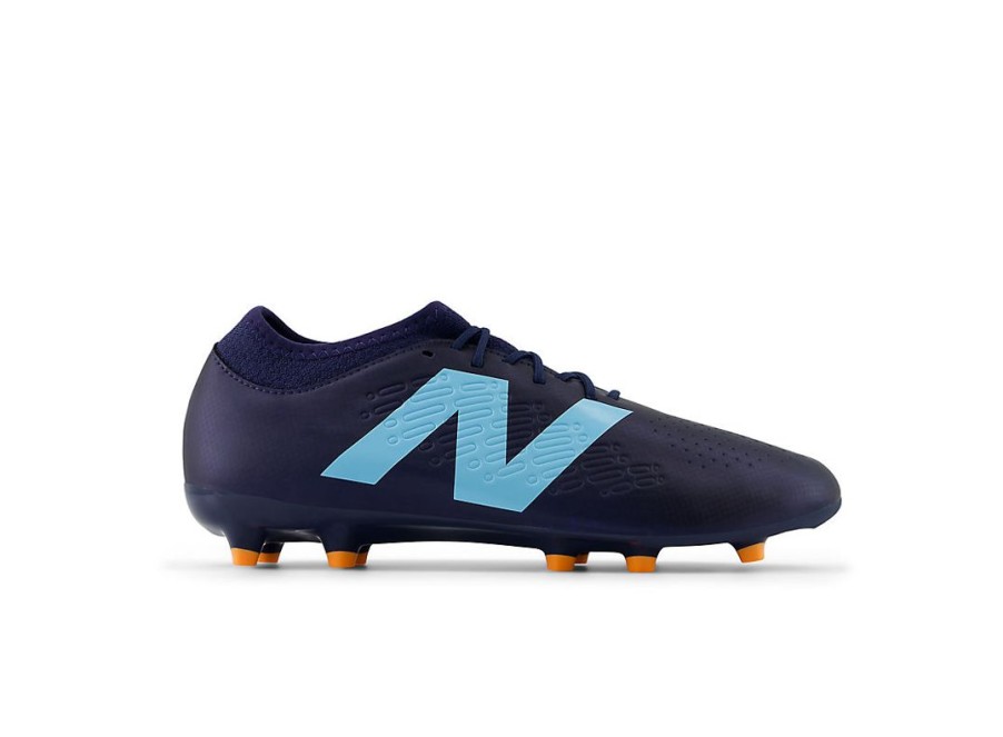 Men New Balance Soccer | Tekela Magique Fg V4+ Nb Navy With Team Sky Blue And Hot Mango