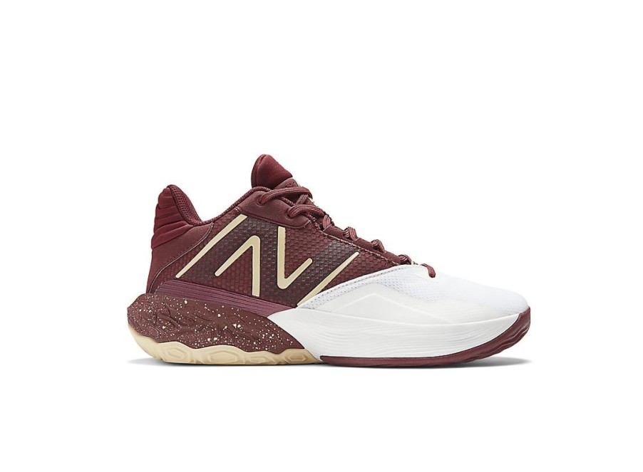 Men New Balance Lifestyle | Two Wxy V4 Optic White With Mercury Red And Gold