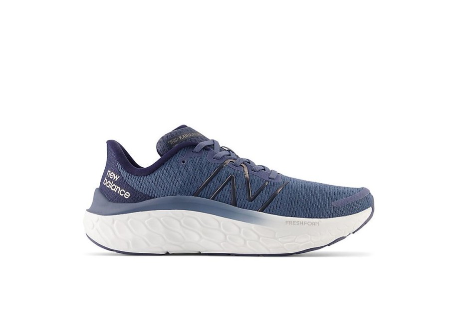 Men New Balance Running | Fresh Foam X Kaiha Road Vintage Indigo With Natural Indigo And Silver Metallic