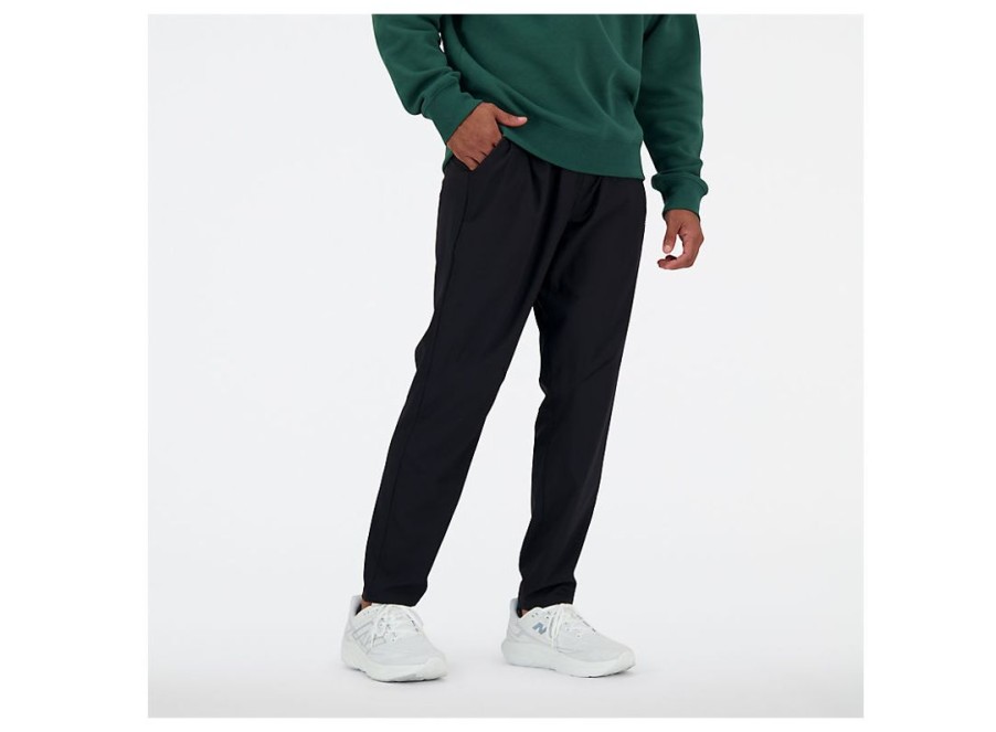 Men New Balance Pants | Ac Tapered Pant 29 Black