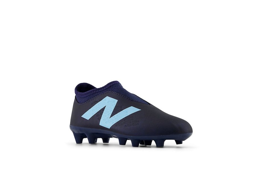 Kid New Balance Big Kids | Tekela Magique Jnr Fg V4+ Nb Navy With Team Sky Blue And Hot Mango