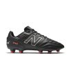 Men New Balance Soccer | 442 Pro Fg V2 Non Kl Black With White And True Red