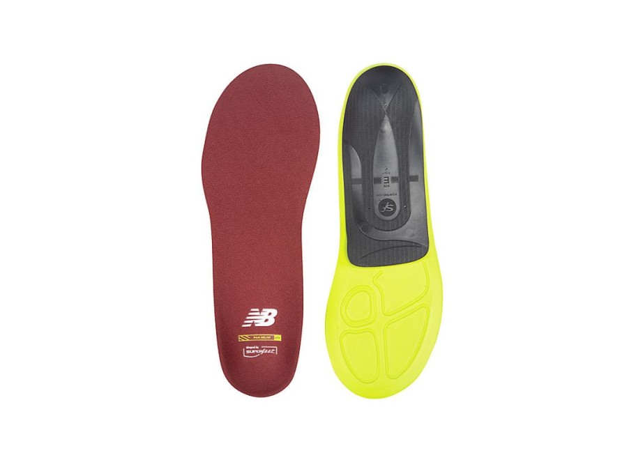 Men New Balance Insoles | Pain Relief Cfx Red With Black