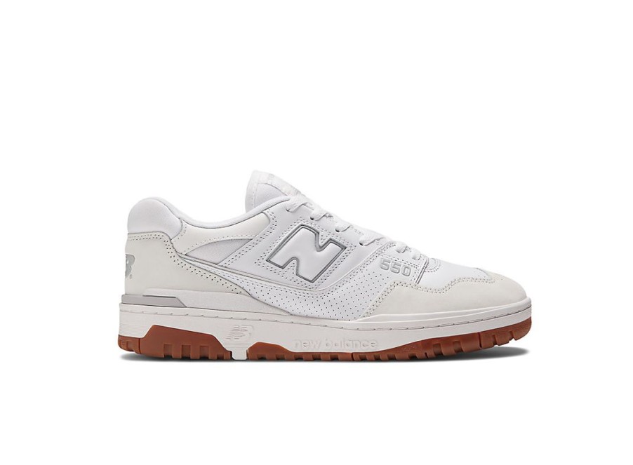 Men New Balance Lifestyle | Bb550 White With Gum