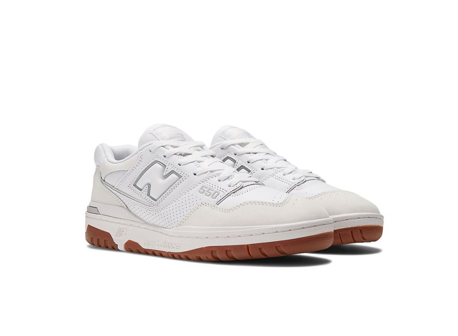 Men New Balance Lifestyle | Bb550 White With Gum