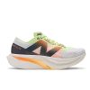 Men New Balance Running | Fuelcell Supercomp Elite V4 White With Bleached Lime Glo And Hot Mango