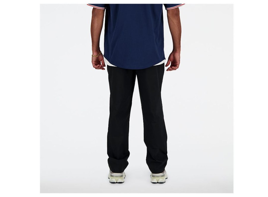 Men New Balance Pants | Twill Straight Pant 30 Black