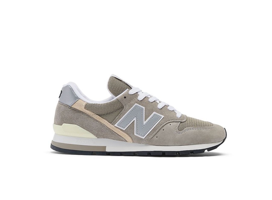 Men New Balance Lifestyle | Made In Usa 996 Core Grey With Silver