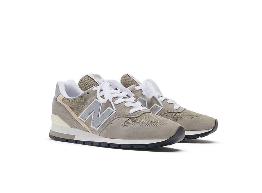 Men New Balance Lifestyle | Made In Usa 996 Core Grey With Silver