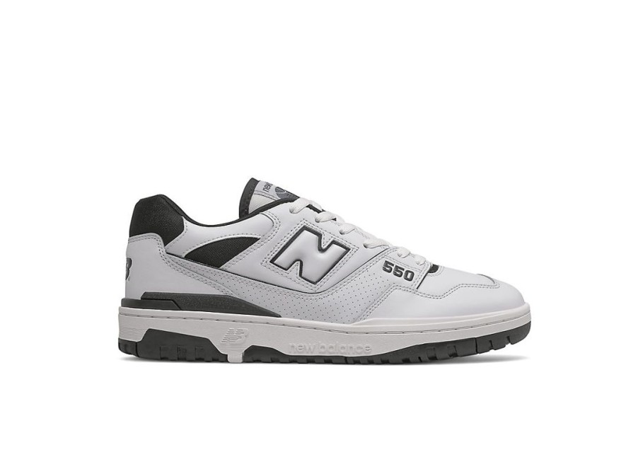 Men New Balance Lifestyle | Bb550 White With Black