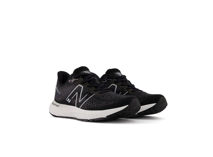 Kid New Balance Big Kids | Fresh Foam X 880V12 Black With Spring Tide And Ocean Grey