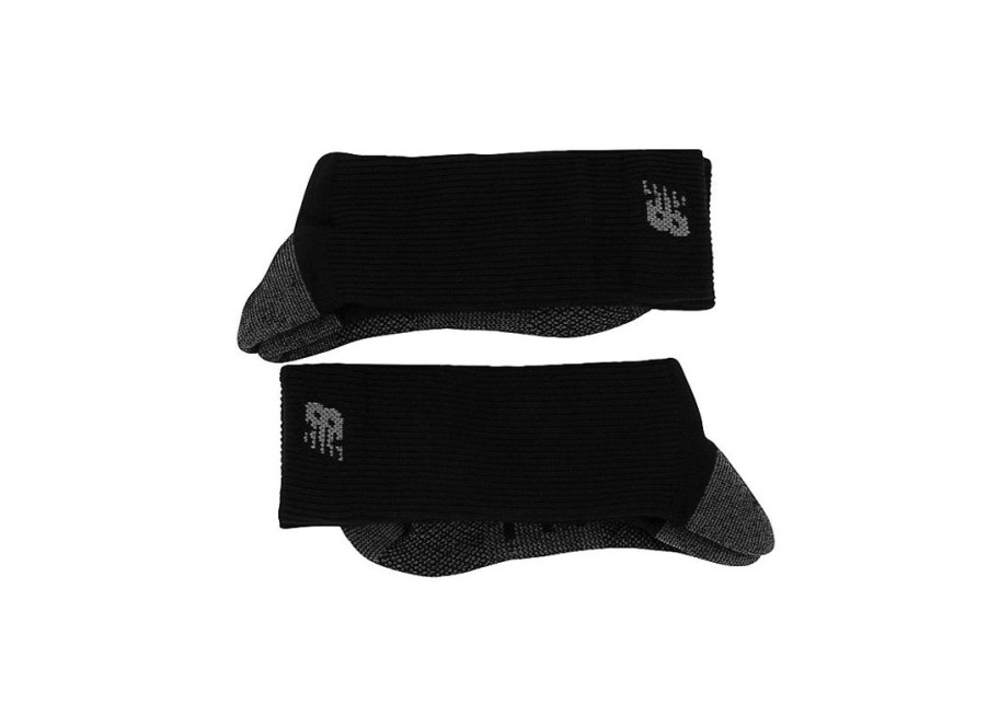 Women New Balance Volleyball | Coolmax Crew Socks 2 Pack Black