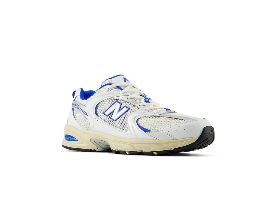 Men New Balance Lifestyle | 530 White With Blue Oasis