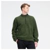 Men New Balance Hoodies & Sweatshirts | R.W. Tech Sherpa Pullover Kombu