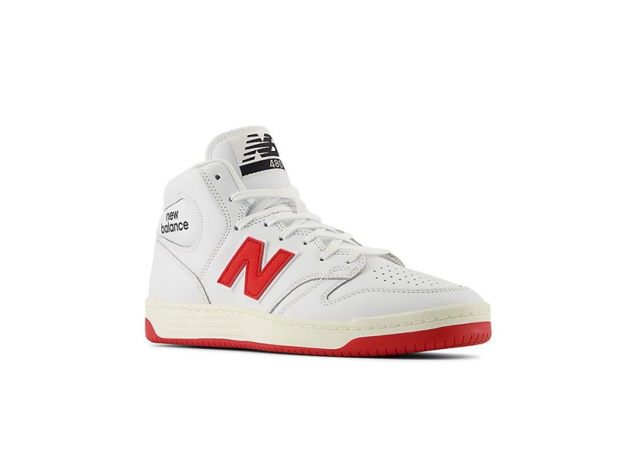 Men New Balance Lifestyle | Nb Numeric 480 High White With Red