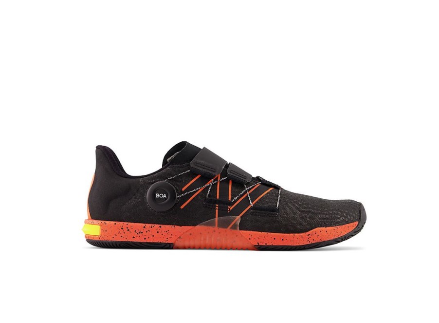 Men New Balance Training | Minimus Tr Boa® Blacktop With Blaze Orange