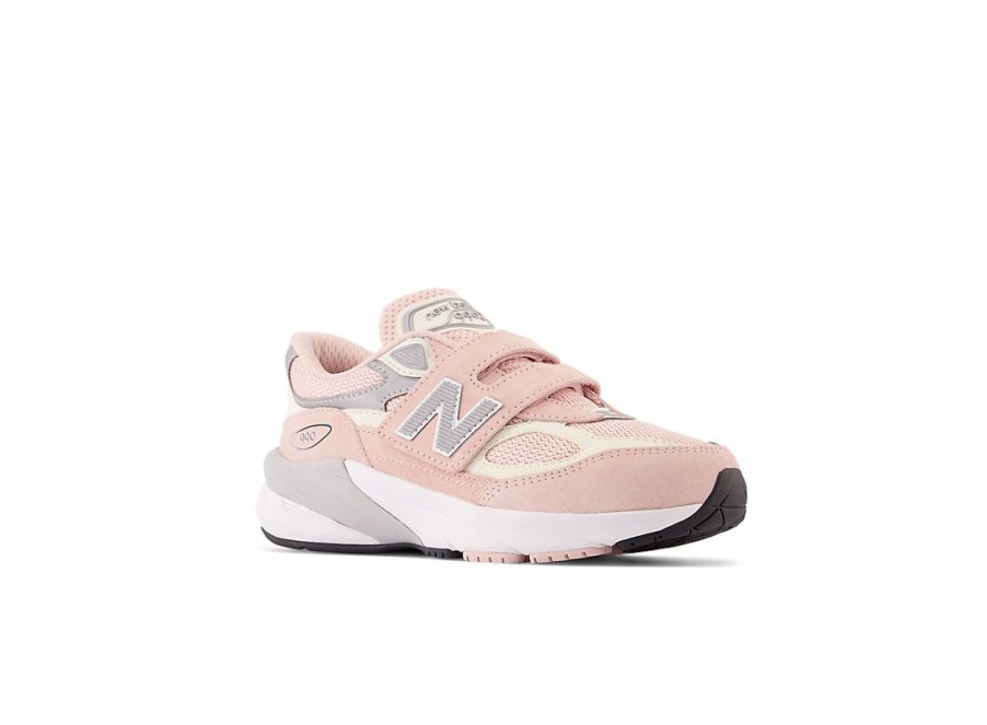 Kid New Balance Little Kids | Fuelcell 990V6 Hook And Loop Pink Haze With White