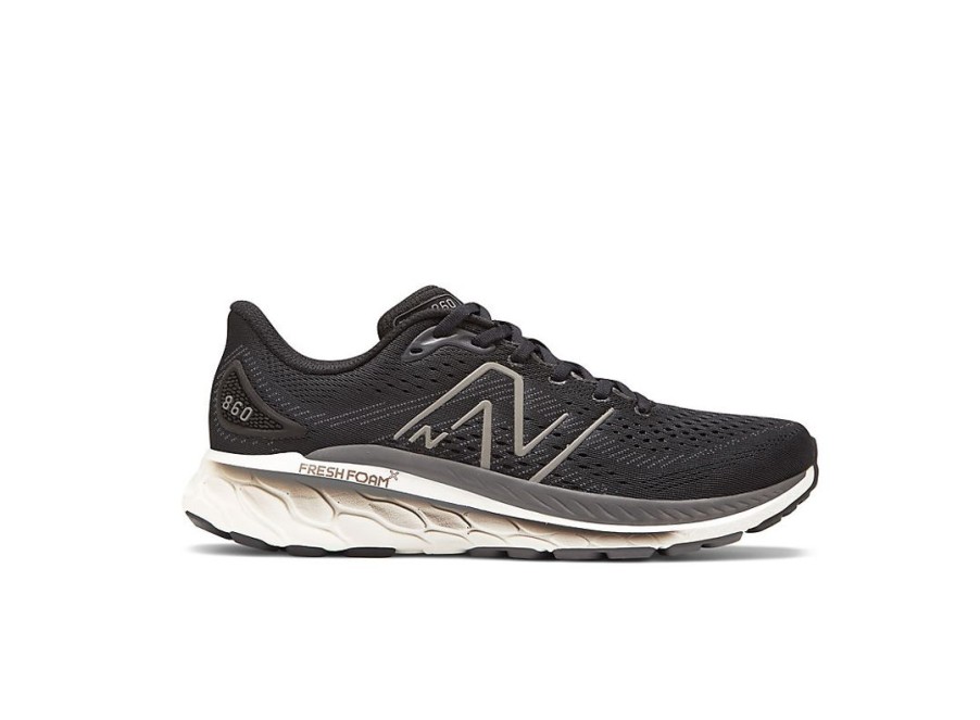 Men New Balance Running | Fresh Foam X 860V13 Black With White And Magnet