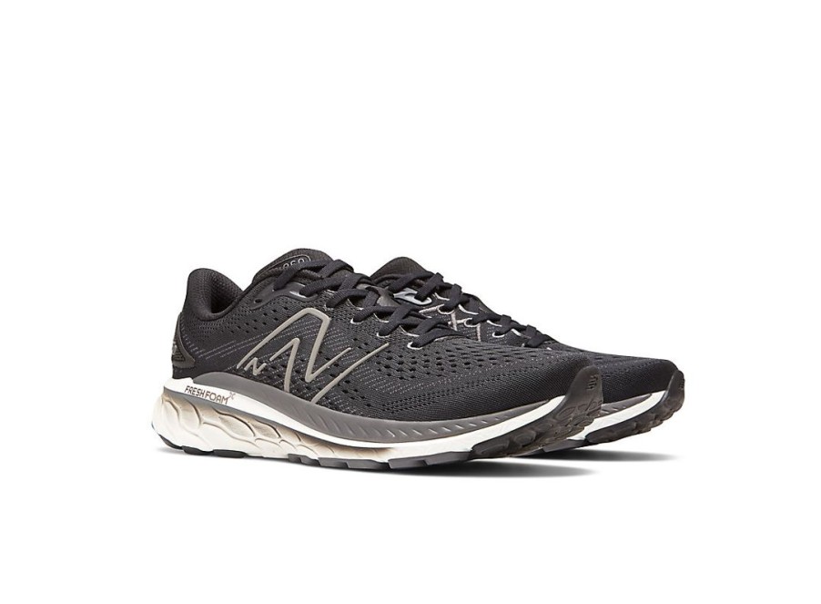 Men New Balance Running | Fresh Foam X 860V13 Black With White And Magnet