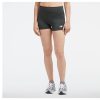 Women New Balance Shorts | Linear Heritage Fitted Short Blacktop