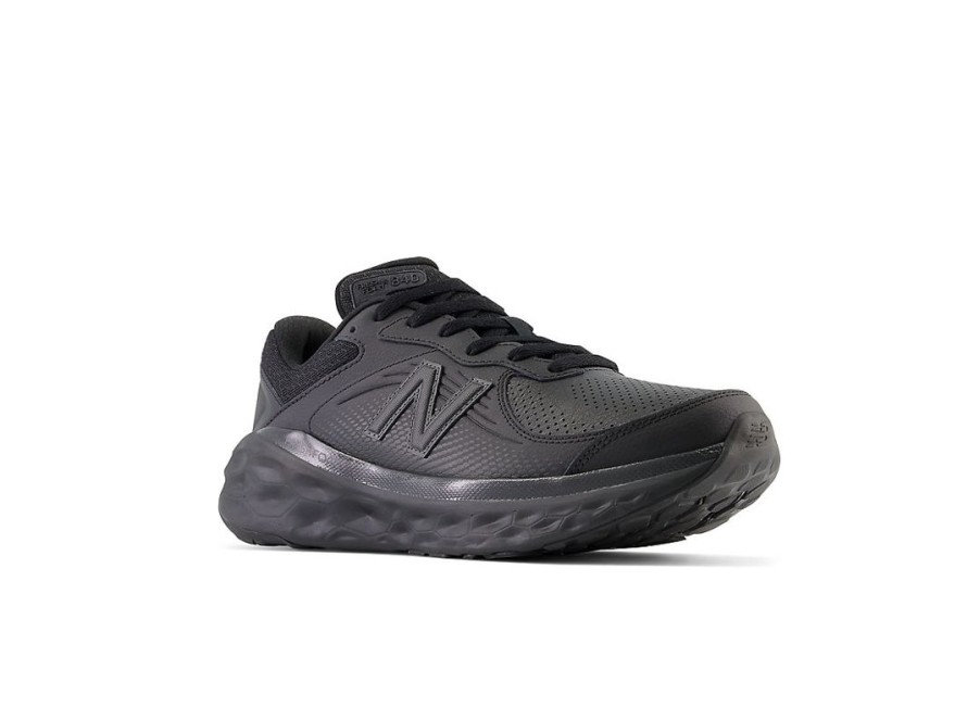 Men New Balance Work Shoes | Fresh Foam X 840F Slip Resistant Black With Blacktop