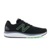 Men New Balance Running | Fresh Foam 680V7 Black With Vibrant Spring