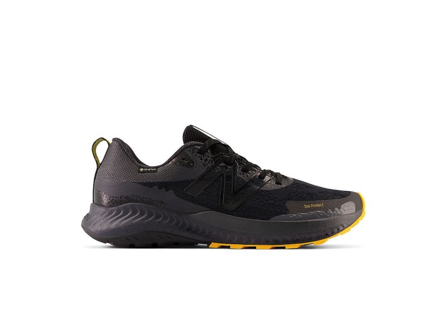 Men New Balance Running | Dynasoft Nitrel V5 Gtx Black With Vibrant Apricot