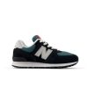 Kid New Balance Little Kids | 574 Black With New Spruce