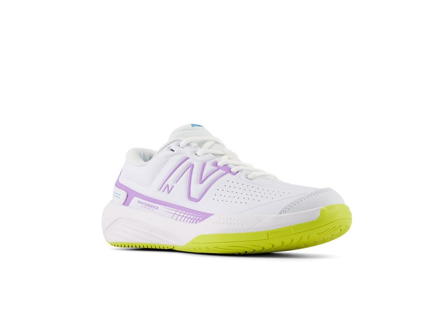 Women New Balance Tennis | 696V5 White With Purple Fade