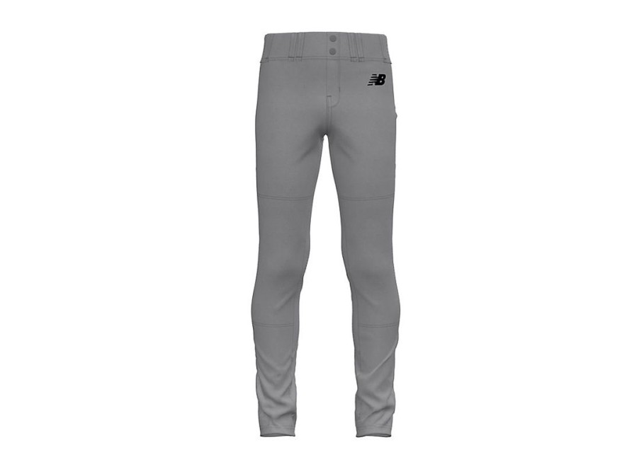 Kid New Balance Bottoms | Youth Adversary 2 Baseball Solid Pant Tapered Grey