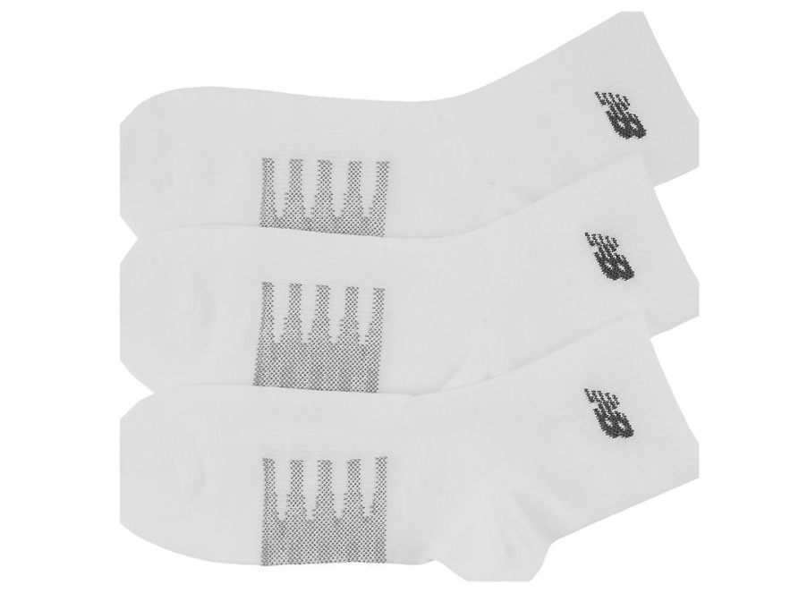 Men New Balance Socks | Coolmax Thin Quarter Socks 2 Pack White