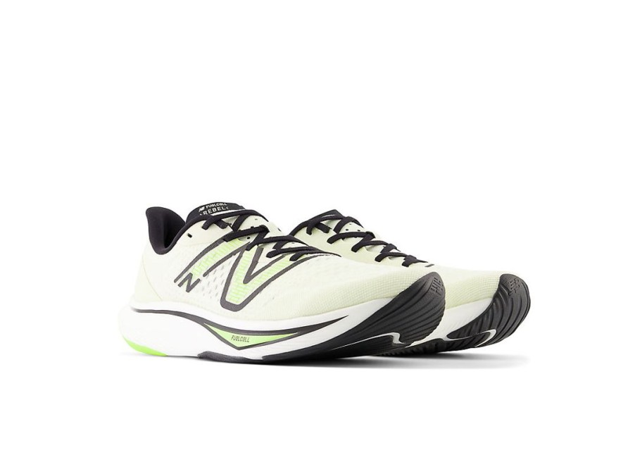 Men New Balance Running | Fuelcell Rebel V3 Pistachio Butter With Thirty Watt And Black