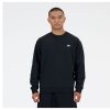 Men New Balance Hoodies & Sweatshirts | Sport Essentials Fleece Crew Black