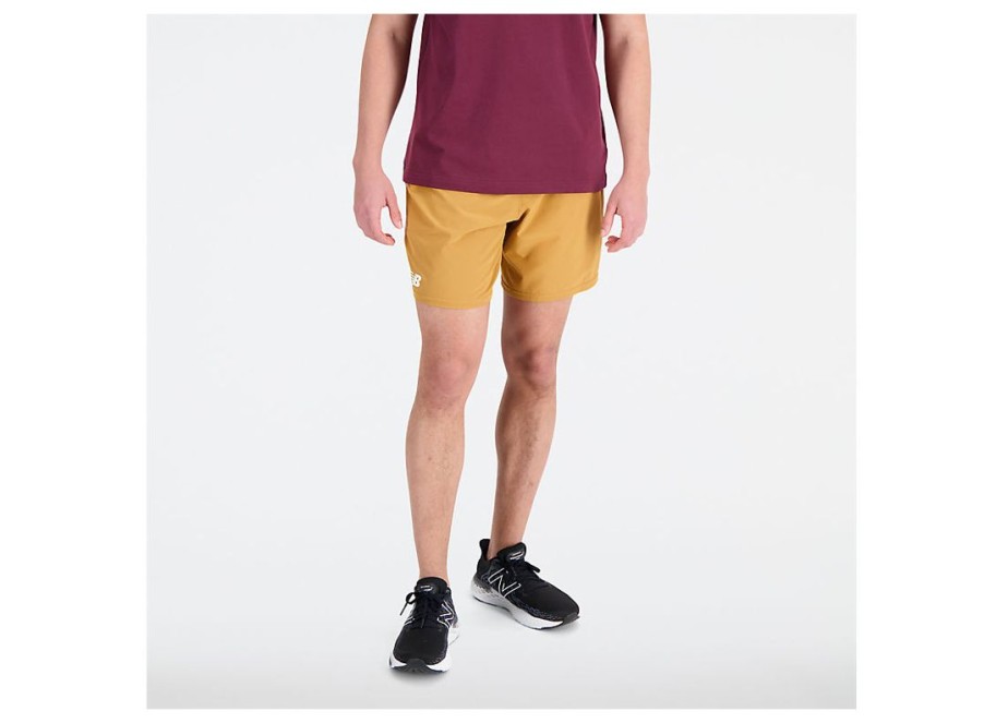 Men New Balance Shorts | Tournament 7 Inch Short Tobacco