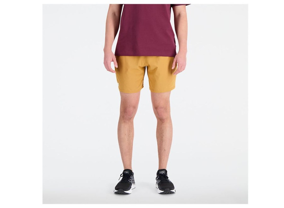 Men New Balance Shorts | Tournament 7 Inch Short Tobacco