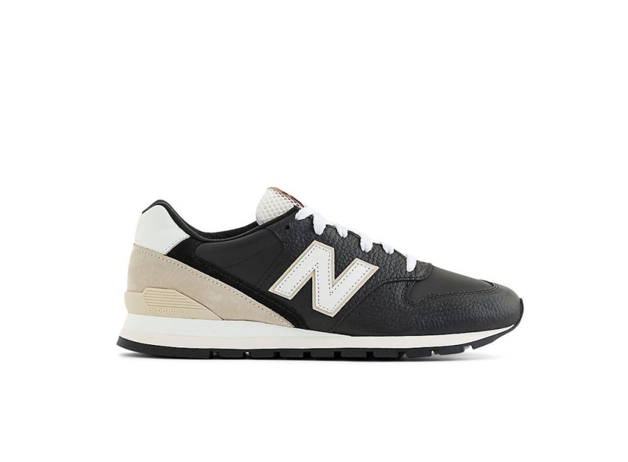 Men New Balance Lifestyle | Ald X New Balance Made In Usa 996 Black With Sandstone And White