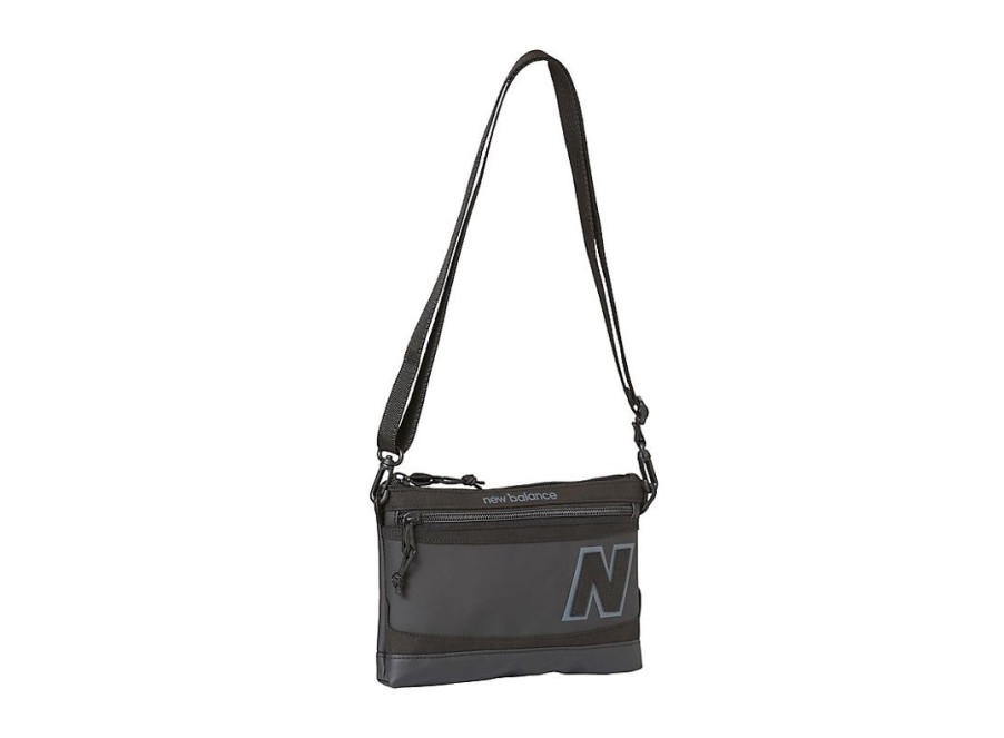 Men New Balance Bags | Legacy Shoulder Bag Black