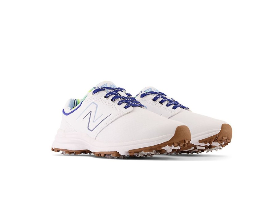 Women New Balance Golf | Brighton Golf Shoes White With Blue