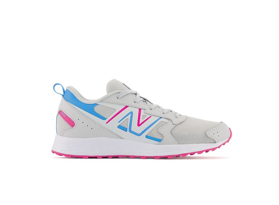 Kid New Balance Big Kids | Fresh Foam 650V1 Summer Fog With Hi-Pink And Vibrant Sky