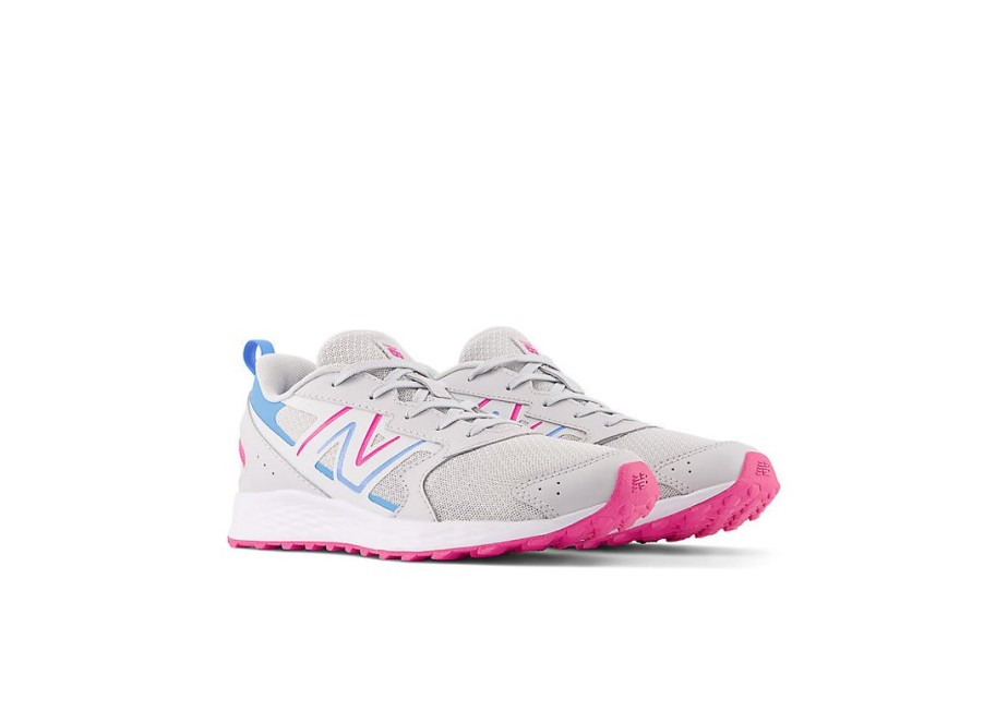 Kid New Balance Big Kids | Fresh Foam 650V1 Summer Fog With Hi-Pink And Vibrant Sky