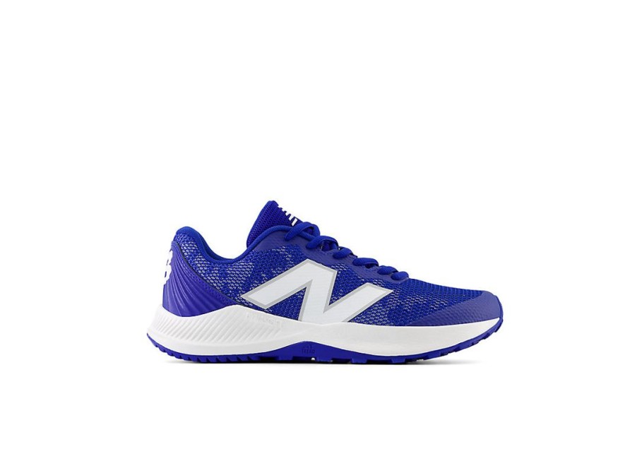 Kid New Balance Big Kids | Dynasoft 4040V7 Youth Turf-Trainer Team Royal With Optic White