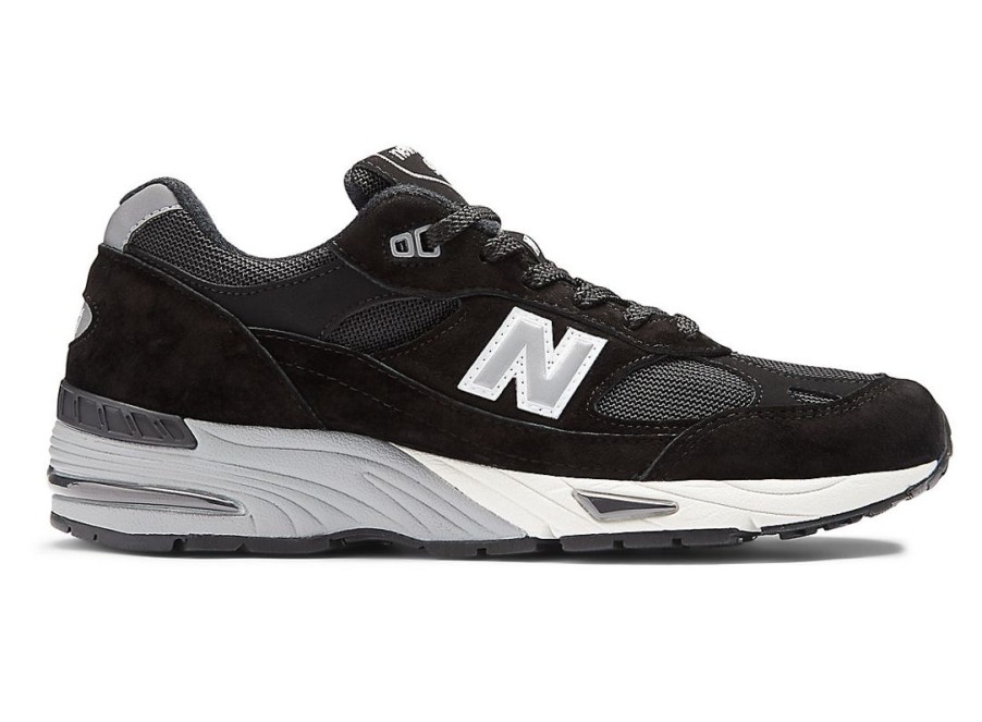 Men New Balance Lifestyle | Made In Uk 991V1 Black With Silver